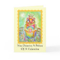 Frog With Prince Potential Valentine's Day Card by Victoriart Frog With Prince Potential Valentine's Day Card