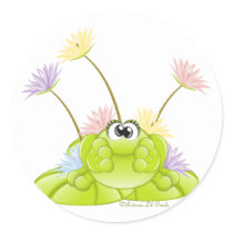Froggie n Lilies stickers by Andrea_Creates Froggie n Lilies stickers