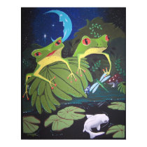 froggies and koi posters