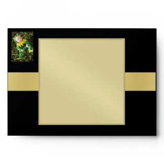 Froggy Baby Halloween Party Invitation Envelope envelope