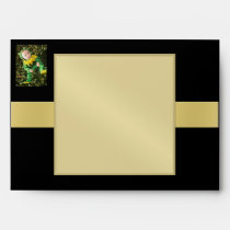 Froggy Baby Halloween Party Invitation Envelope
