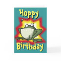 Froggy Birthday Card