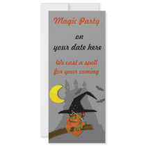 Froggy casts a spell for you invitations