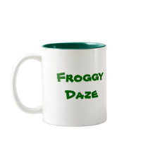 Froggy Daze mugs by rbyrtus Froggy Daze mugs