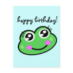 froggy head postcard