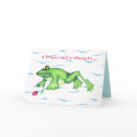 Froggy Love Valentine Card