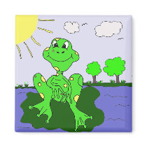 FROGGY magnets by PS_DESIGNS FROGGY magnets