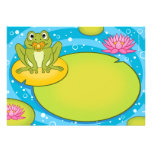 Froggy Pond Baby Shower Invitations invitations