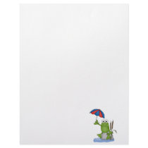 froggy sitting under umbrella letterhead by doonidesigns froggy sitting under umbrella letterhead