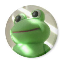 Froggy Super Fun Bath Time Magnet by dave_boyer Froggy Super Fun Bath Time Magnet