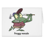 Froggy Woods Golf Greeting Cards
