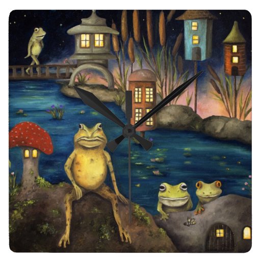Frogland Wall Clock