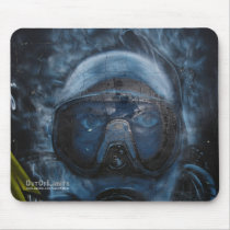 Frogman graffiti mousepads