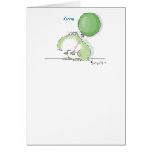 FROGOT GREETING CARD