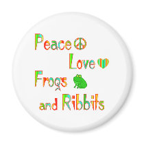 Frogs and Ribbits magnets