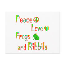 Frogs and Ribbits Postcard