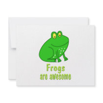 Frogs are Awesome invitations by AllPetsStore Frogs are Awesome invitations