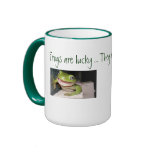 Frogs are lucky ...