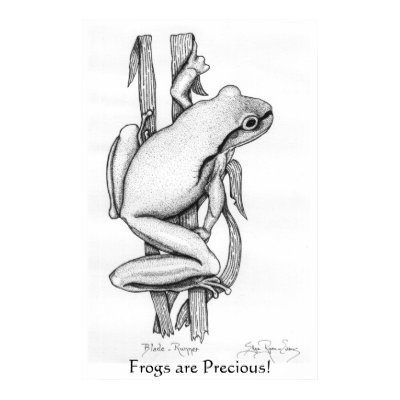 "Frogs are Precious!" Art Posters by RavenSpiritPrints