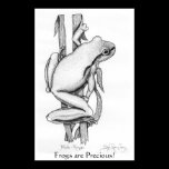 "Frogs are Precious!" Art Posters posters