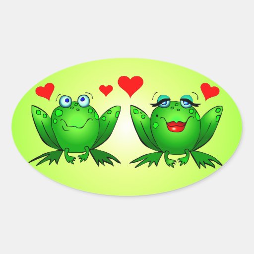 Frogs In Love Fabric