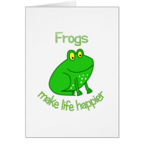 Frogs Make Life Happier Cards