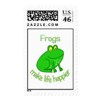Frogs Make Life Happier Postage