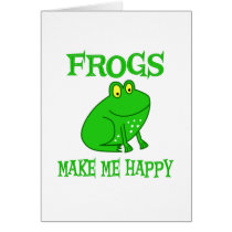 Frogs Make Me Happy Cards
