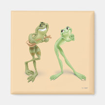 Frogs Music Fridge Magnets