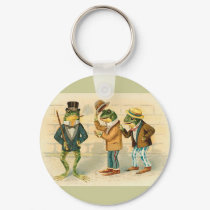 Frogs on the Street keychains by MyOtherPlanet Frogs on the Street keychains