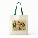 Frogs on the Street - Vintage Art