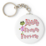 Frogs Reuse Reduce Recycle Keychain