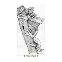 "Frogs Rock!" Art Poster posters by RavenSpiritPrints "Frogs Rock!" Art Poster posters