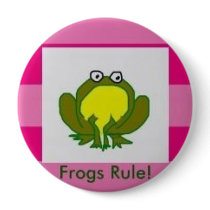 Frogs Rock! buttons by eelkat Frogs Rock! buttons