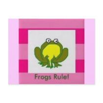 Frogs Rock! postcards by eelkat Frogs Rock! postcards