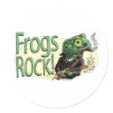 Frogs Rock! Sticker