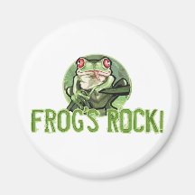 Frog's Rock! Tree Frog Magnet