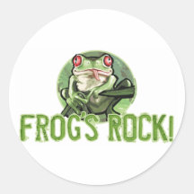 Frog's Rock! Tree Frog Sticker