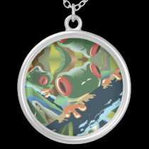 Frogs rule necklace necklaces