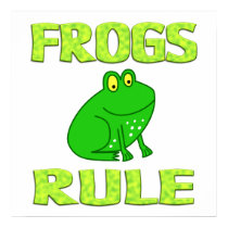 FROGS RULE Poster posters by AllPetsStore FROGS RULE Poster posters