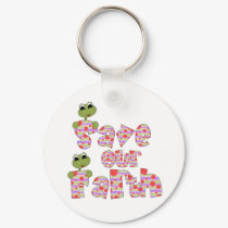 Frogs Save Our Earth keychains by peace_environment Frogs Save Our Earth keychains
