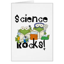Frogs Science Rocks Card