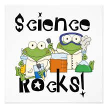Frogs Science Rocks Custom Invites