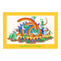 Frogs & Snakes & Teacups posters by briancody Frogs & Snakes & Teacups posters