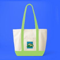 Frogs tote bags
