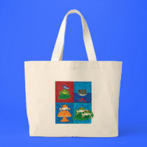 Frogs tote bags