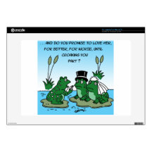 frogsWedding.png Skin For Laptop