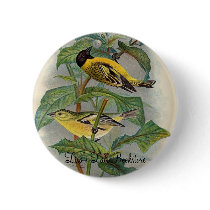 Frohawk - Black-Headed Siskin buttons