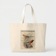 Frohawk - Violet-Eared Waxbill Tote Bags