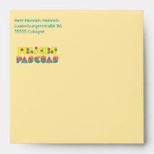 Frohe Ostern Envelope